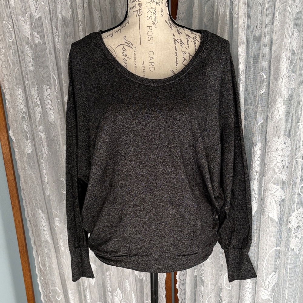 Lole sparkle charcoal sweatshirt